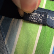 Chemise Tommy Hilfiger Homme Taille L Bleu Vert Larges Rayures Coton
