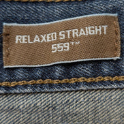 Jean Levi's 559 Relaxed Straight Bleu W34 L34 Homme 086JSR