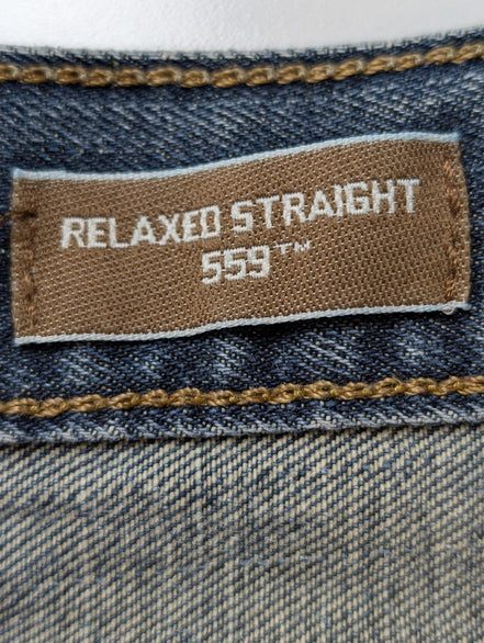 Jean Levi's 559 Relaxed Straight Bleu W34 L34 Homme 086JSR