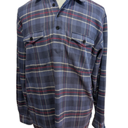 Polo Polo Ralph Lauren Épais M Carreaux Bleu Rouge Coudières