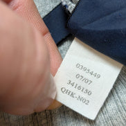 Sweat Tommy Hilfiger Gris Clair Texture Gaufrée Logo Manche - Taille L / XL