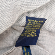 Pull POLO RALPH LAUREN Homme XXL (TTG) Gris Col V Logo Marine Cotton