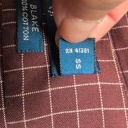 Chemise Ralph Lauren Blake XL XXL Bordeaux Carreaux Manches Longues