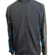 Veste Adidas Bleu Marine Taille M (Coupe Large) Sportswear Training Zippée