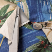 Chemise Hawaïenne J.Crew Coton Bleu Motif Plage & Palmiers - Taille S