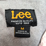 Lee chemise rose pâle manches courtes 2 poches boutonnées taille M