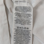 T-Shirt Nike Femme Blanc - Grand Logo Argenté & Violet - Taille S - État Neuf