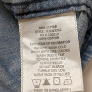 Chemise LEVI'S Western Jean Denim Bleu Clair - Boutons Pression - Taille M