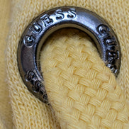Sweat à capuche Guess Originals Jaune Grands Logos Taille M