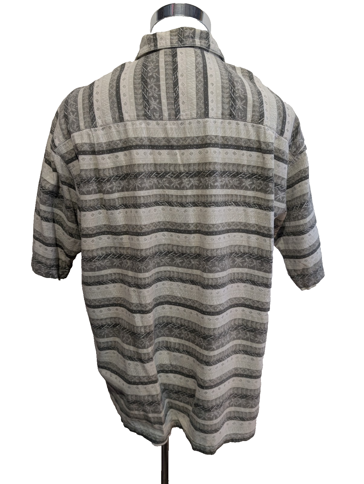 CHEMISE COLUMBIA Manches Courtes L MOTIF PALMIERS Hawaii Tropical Vintage |234S