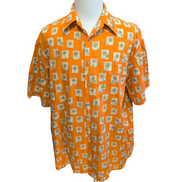 Chemise Hawaïenne Manches Courtes St John’s Bay Coton Orange XL XXL