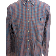Chemise Polo Ralph Lauren Bleu blanc rouge à carreaux Taille XL - Excellent état