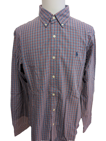 Chemise Polo Ralph Lauren Bleu blanc rouge à carreaux Taille XL - Excellent état