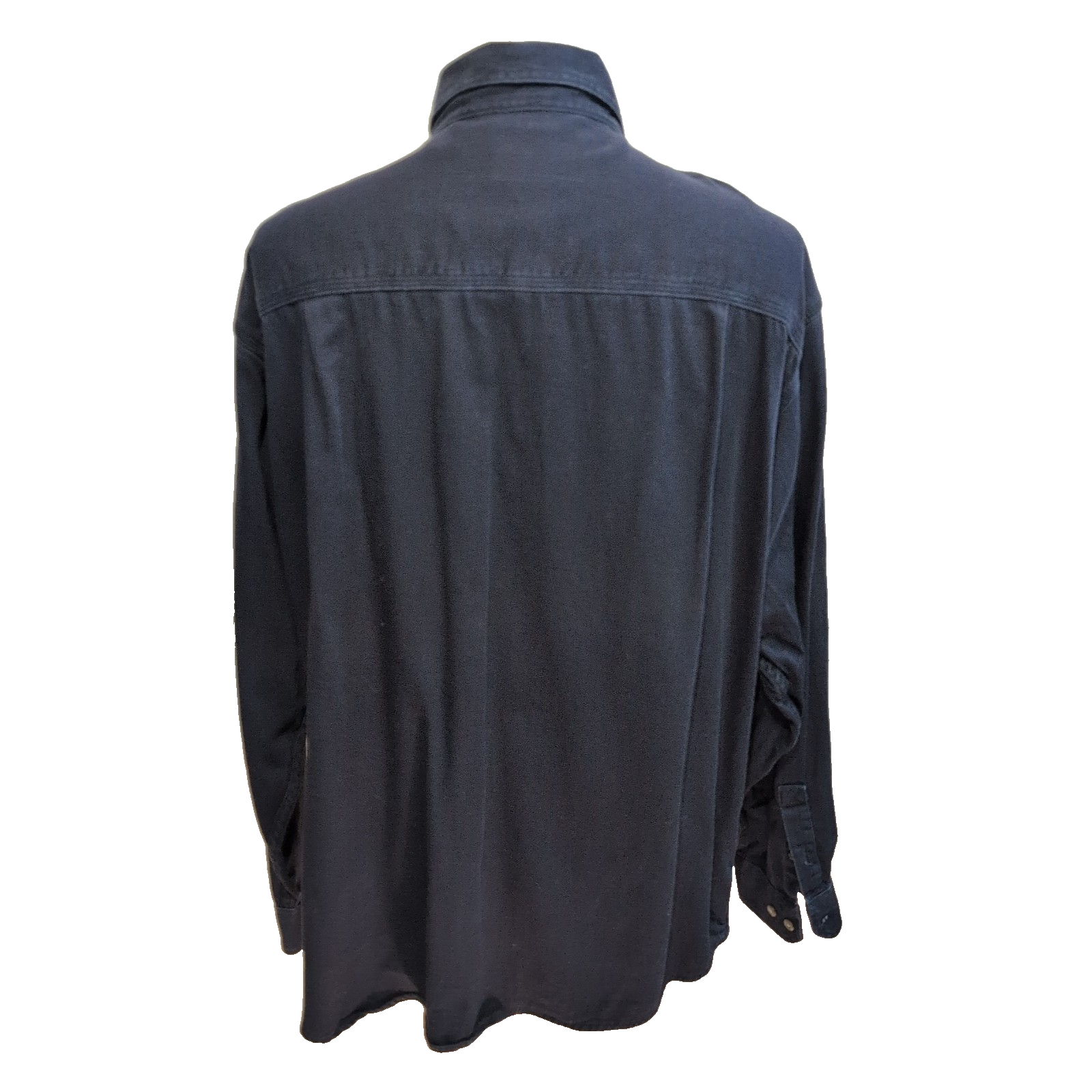 Chemise Workwear Carhartt FR XL bleu marine brodée USA work rare