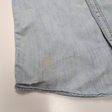 Chemise Levi's bleu jean manches longues taille M #203e