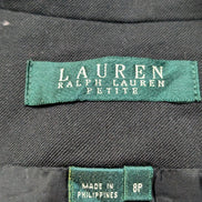 Veste Blazer Lauren Ralph Lauren Femme M 38 8P Noir Laine Stretch