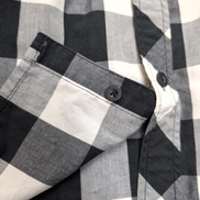 Chemise Dickies 2XL Noir Gris Carreaux Workwear Manches Courtes