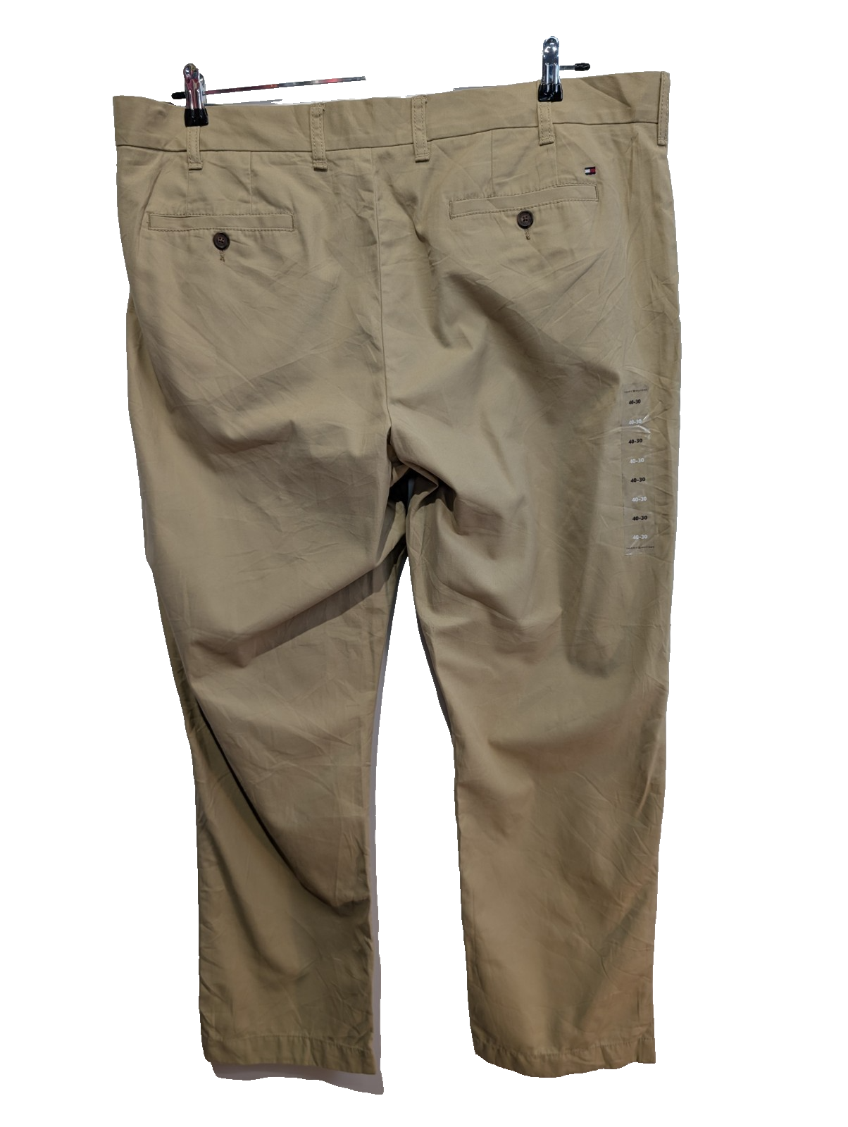 Pantalon Chino TOMMY HILFIGER Beige 🏷️ NEUF AVEC ÉTIQUETTE 🏷️ Taille W40 L30