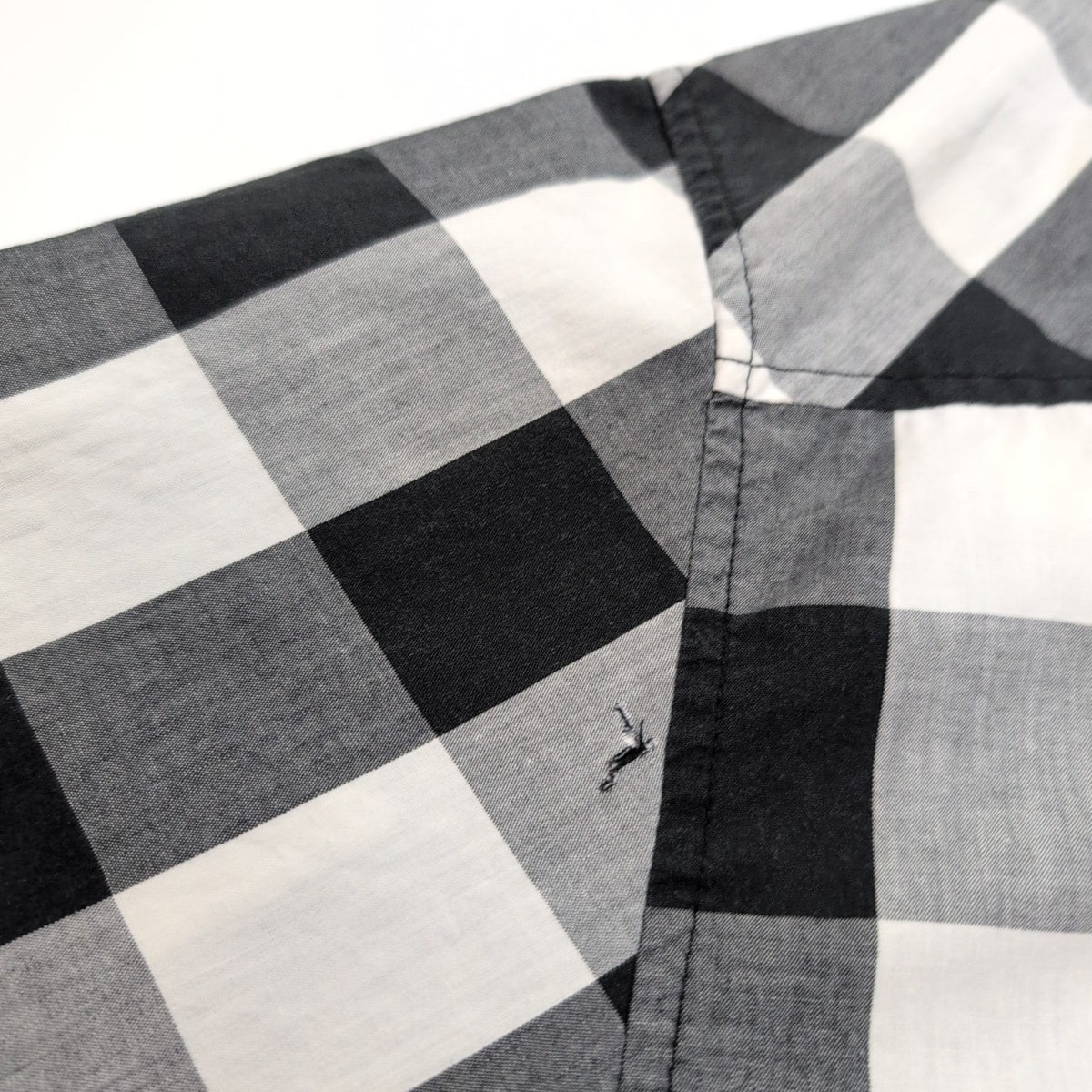 Chemise Dickies 2XL Noir Gris Carreaux Workwear Manches Courtes