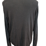Pull Calvin Klein Noir Col V Texture Côtelée Coton & Modal - Taille L/XL