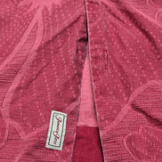 Chemise Hawaïenne Jamaica Jaxx Rouge Foncé 100% Soie - Taille L/XL