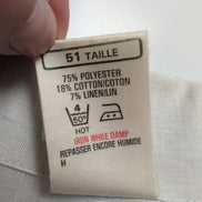 Chemise Hawaïenne St Michael M Bleu Rayures Style Panama Made in UK