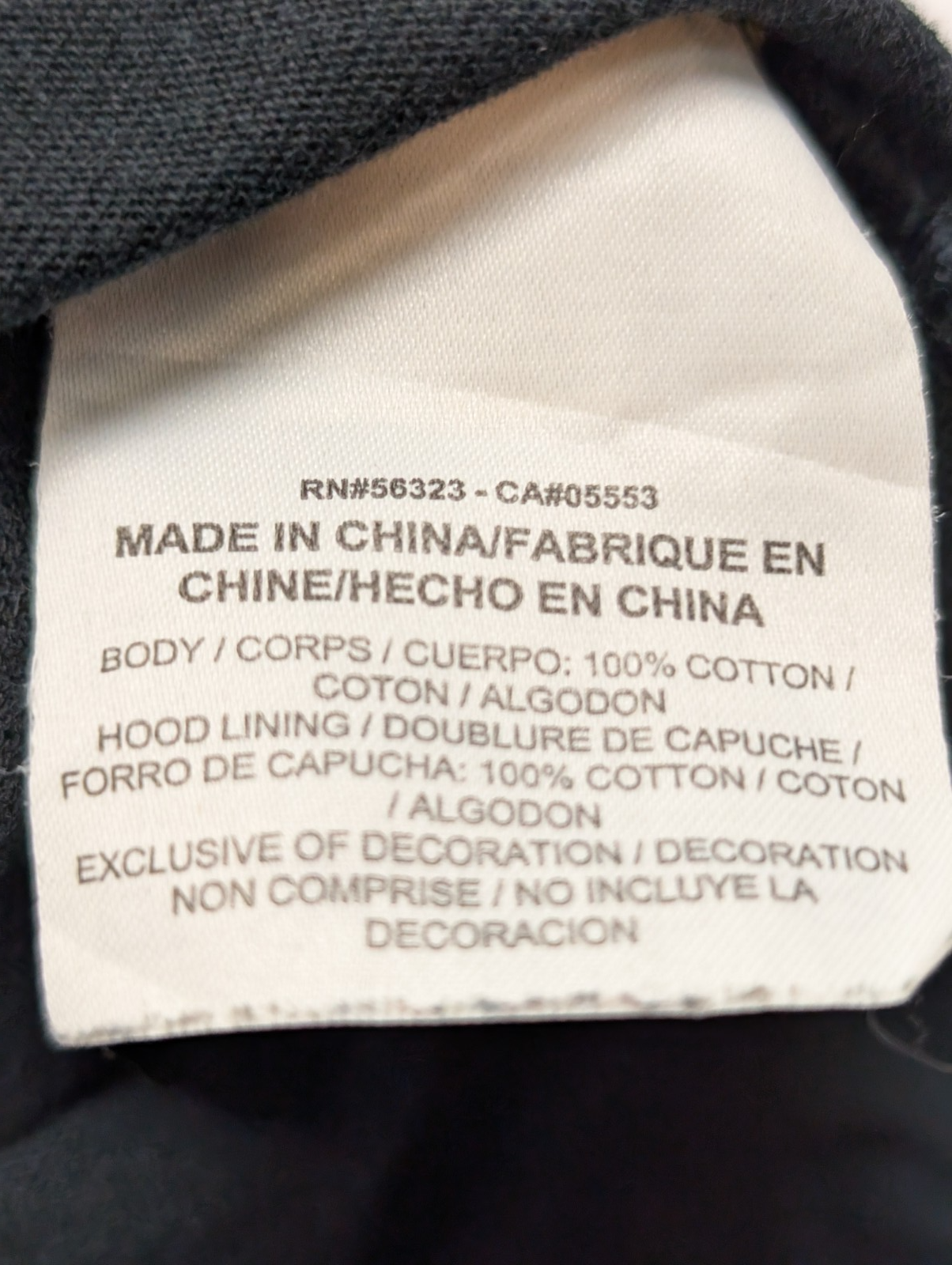 Sweat Fin à Capuche Nike Noir - Logo Brodé Blanc - Taille M Homme