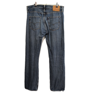 Levi’s 501 Jean Homme W33 L34 Bleu Grunge Vintage Pantalon Bouton