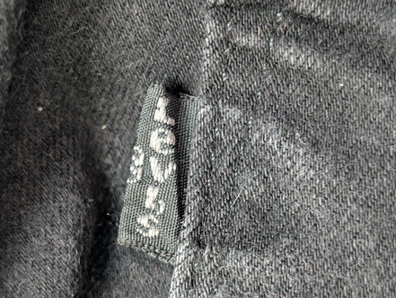 Jean Levi's 721 High Rise Skinny Stretch Noir Profond W32 L30 T42 Vintage Chic