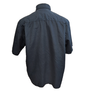 Chemise hawaïenne Panama Studio Havana bleu marine rayures XL manches courtes