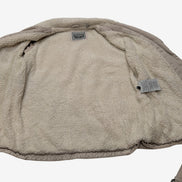 Blouson Veste Levis Homme L Doublé Sherpa Crème Beige Vintage Fermeture Zip