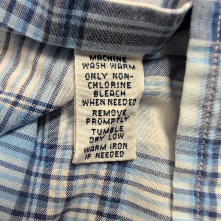 Chemise Ralph Lauren S Bleue Blanche Carreaux Manches Longues