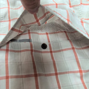 Chemise Patagonia XL grise carreaux bio coton pêche manches longues