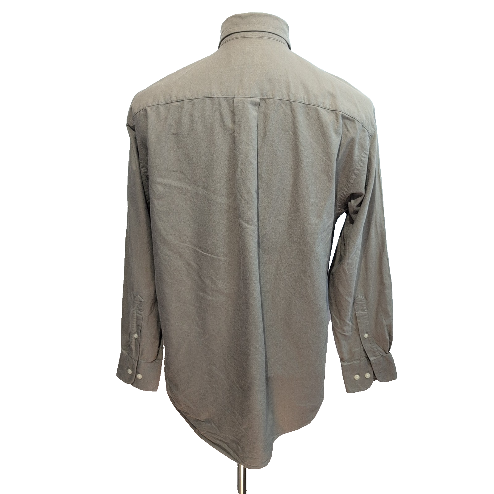 Chemise Nautica M/L Made in Hong Kong Oxford Kaki / crème manches longues