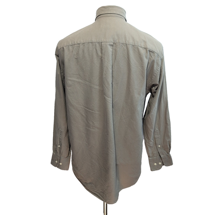 Chemise Nautica M/L Made in Hong Kong Oxford Kaki / crème manches longues