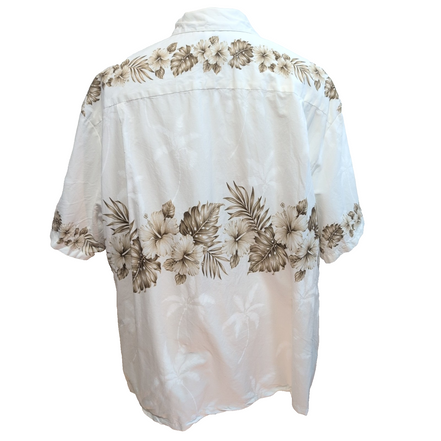 Chemise Hawaïenne KY'S Made in Hawaii USA 3XL Fleurs Tropicales