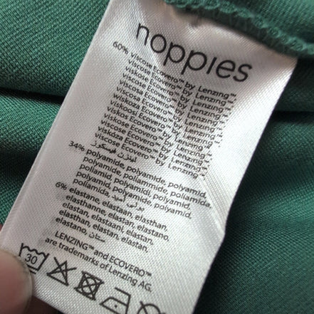 Robe Noppies M Verte Manches Longues Stretch Neuve Étiquette