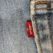 Jean Levi's 505 Regular Fit Vintage Homme W38 L30 Bleu Ciel Denim Light Wash