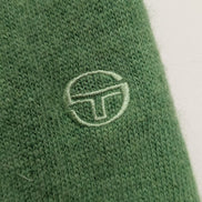 Pull SERGIO TACCHINI Col Roulé 80% Laine d'Agneau Vert Pomme Femme Taille L