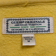 Sweat à capuche Guess Originals Jaune Grands Logos Taille M