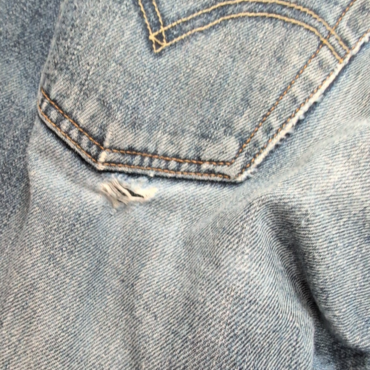 Levi’s 501 Jean Homme W33 L36 Bleu Foncé Vintage 1947 Pantalon Bouton