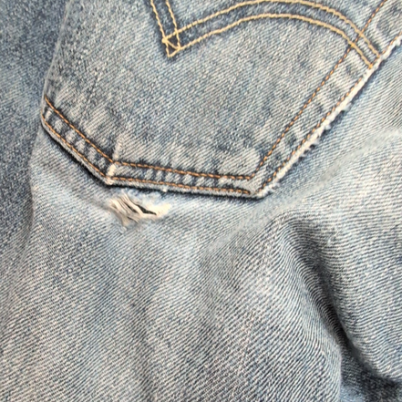 Levi’s 501 Jean Homme W33 L36 Bleu Foncé Vintage 1947 Pantalon Bouton