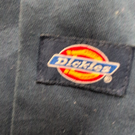 Chemise Dickies XL Bleu Marine uni Workwear Poches Manches longues