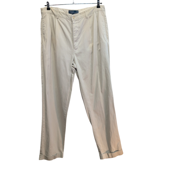 Pantalon chino Polo Ralph Lauren crème Hammond W38xL42 FR48 #34cr