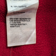 Pull Polaire Femme The North Face TKA 100 Rouge Col Zippé - Taille L