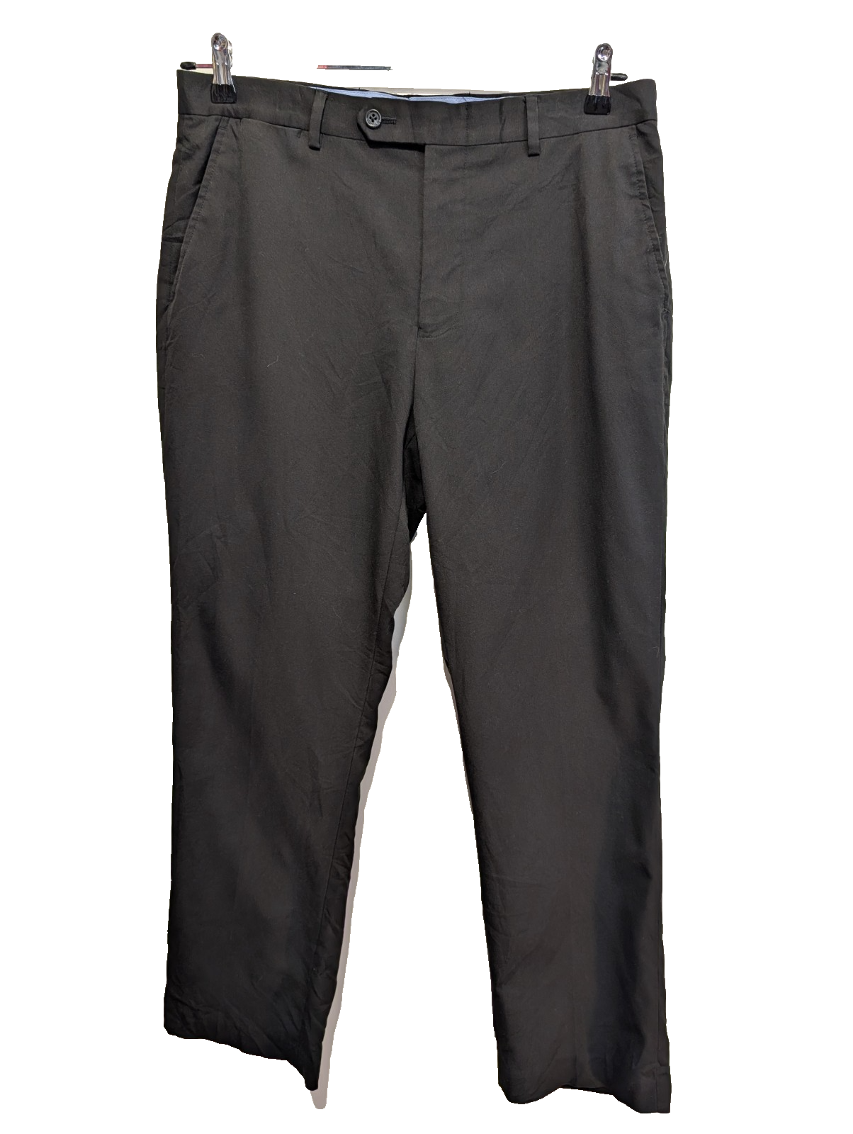 Pantalon de Costume TOMMY HILFIGER Noir 💎 Taille W34/44 FR 💎 Coupe Stretch