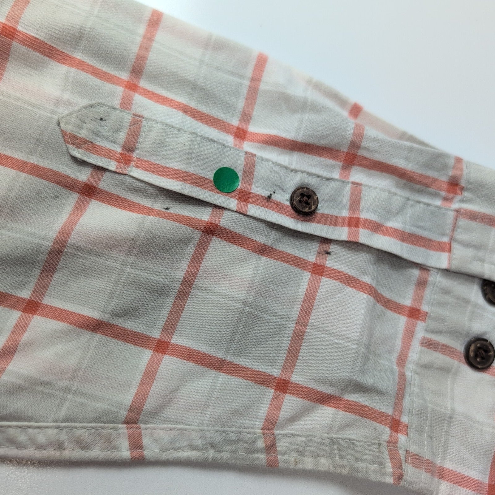 Chemise Patagonia XL grise carreaux bio coton pêche manches longues