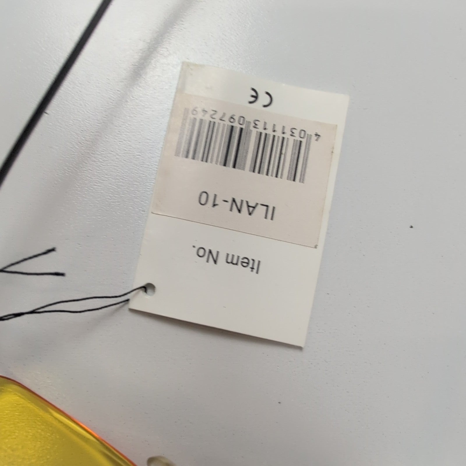 Lunettes de soleil Y2K Cyber Rimless Teintées Jaune Branche Fine Métal