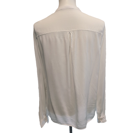 Chemise Terranova Femme Taille XL Blanche 100% Viscose Neuve Sans Étiquette