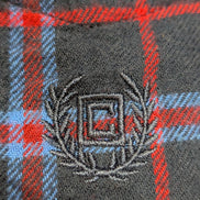 🌲 CHEMISE FLANELLE PERFORMANCE CHAPS L (G) CARREAUX ROUGE BLEU LOGO BRODÉ